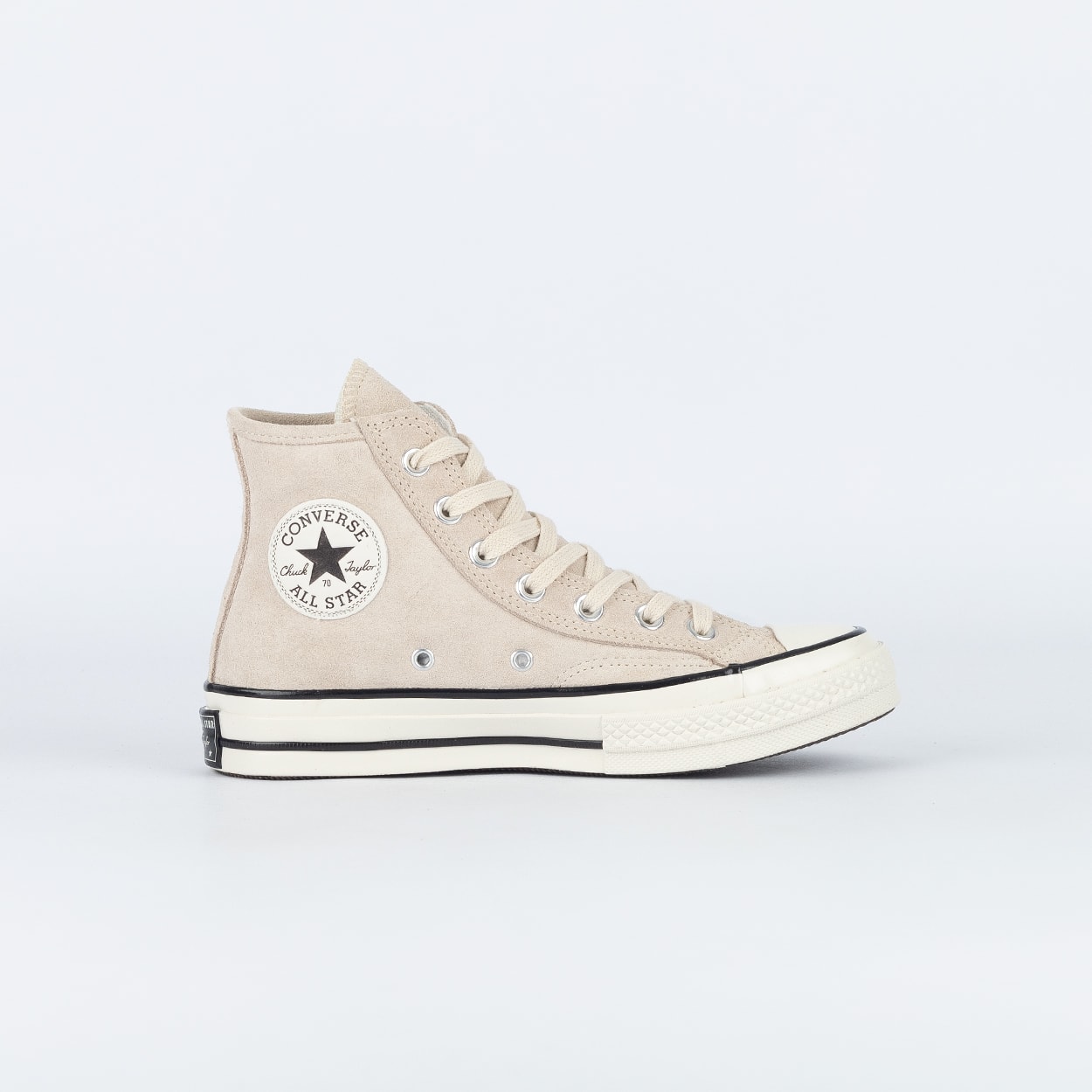 vintage an・an no.33 Tênis Converse Chuck 70 Hi Suede + Cru Classico Amendoa Amendoa
