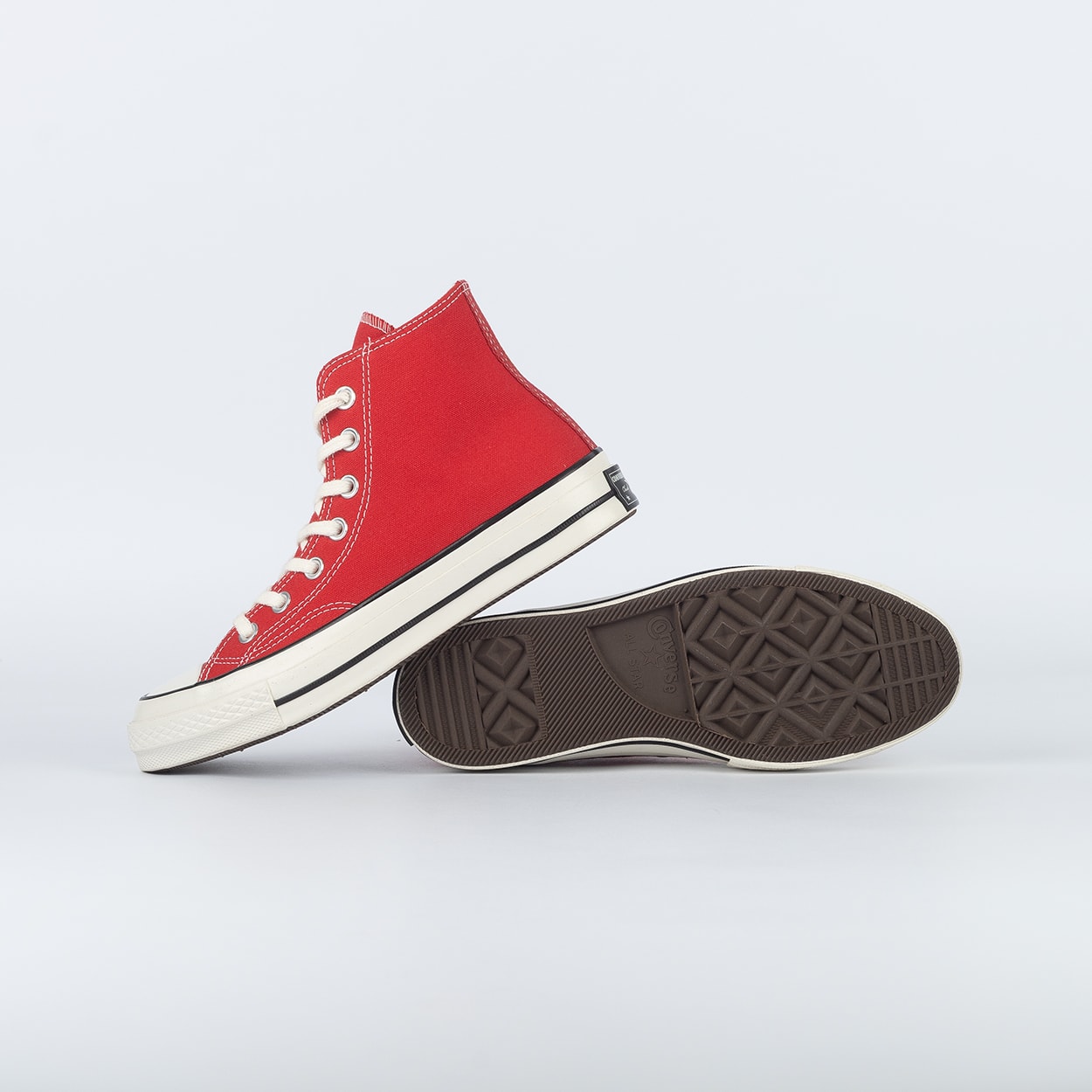 Tênis Converse Chuck 70 Hi Vintage Vermelho Branco CT09550007