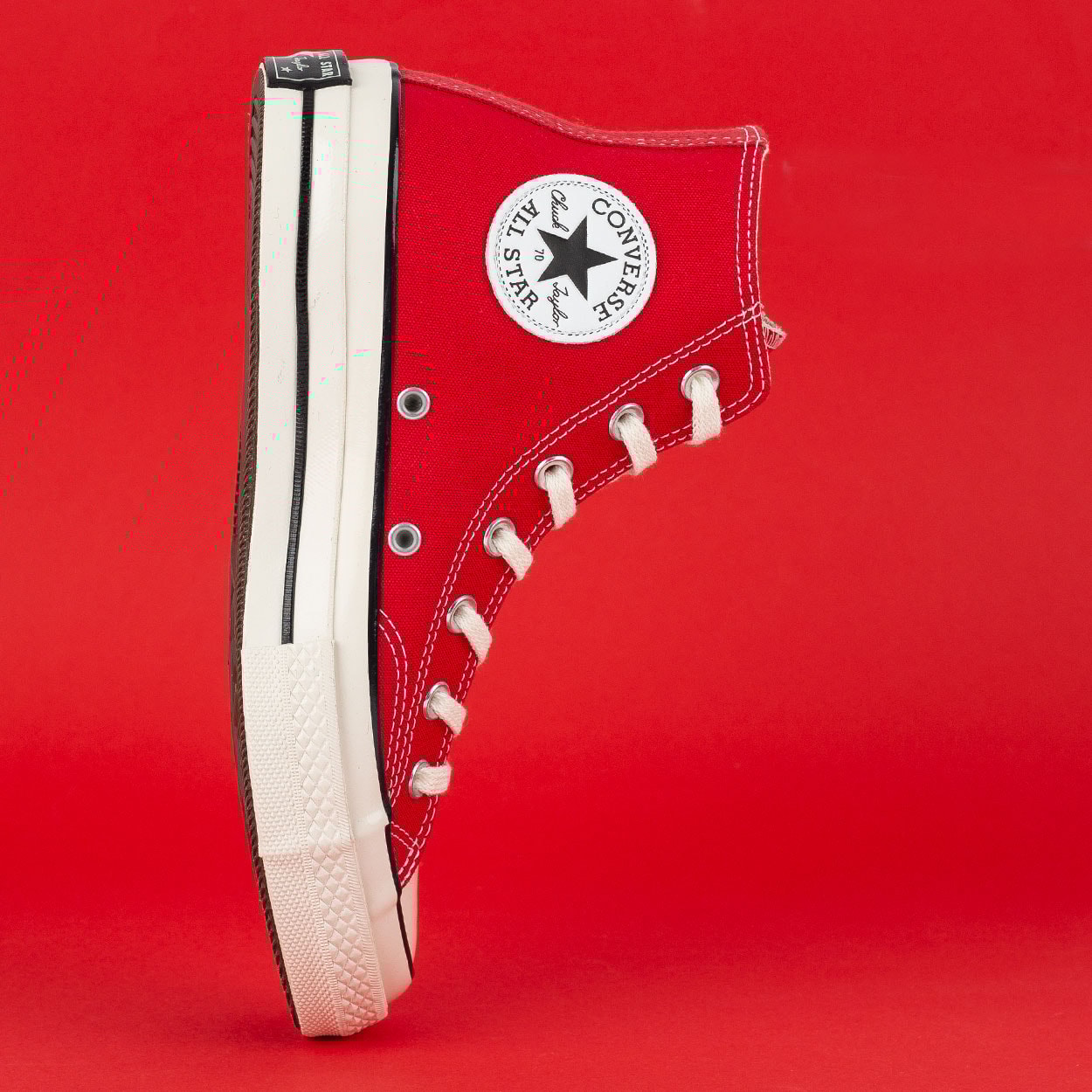 Tênis Converse Chuck 70 Ox Vintage Vermelho Branco CT09560007