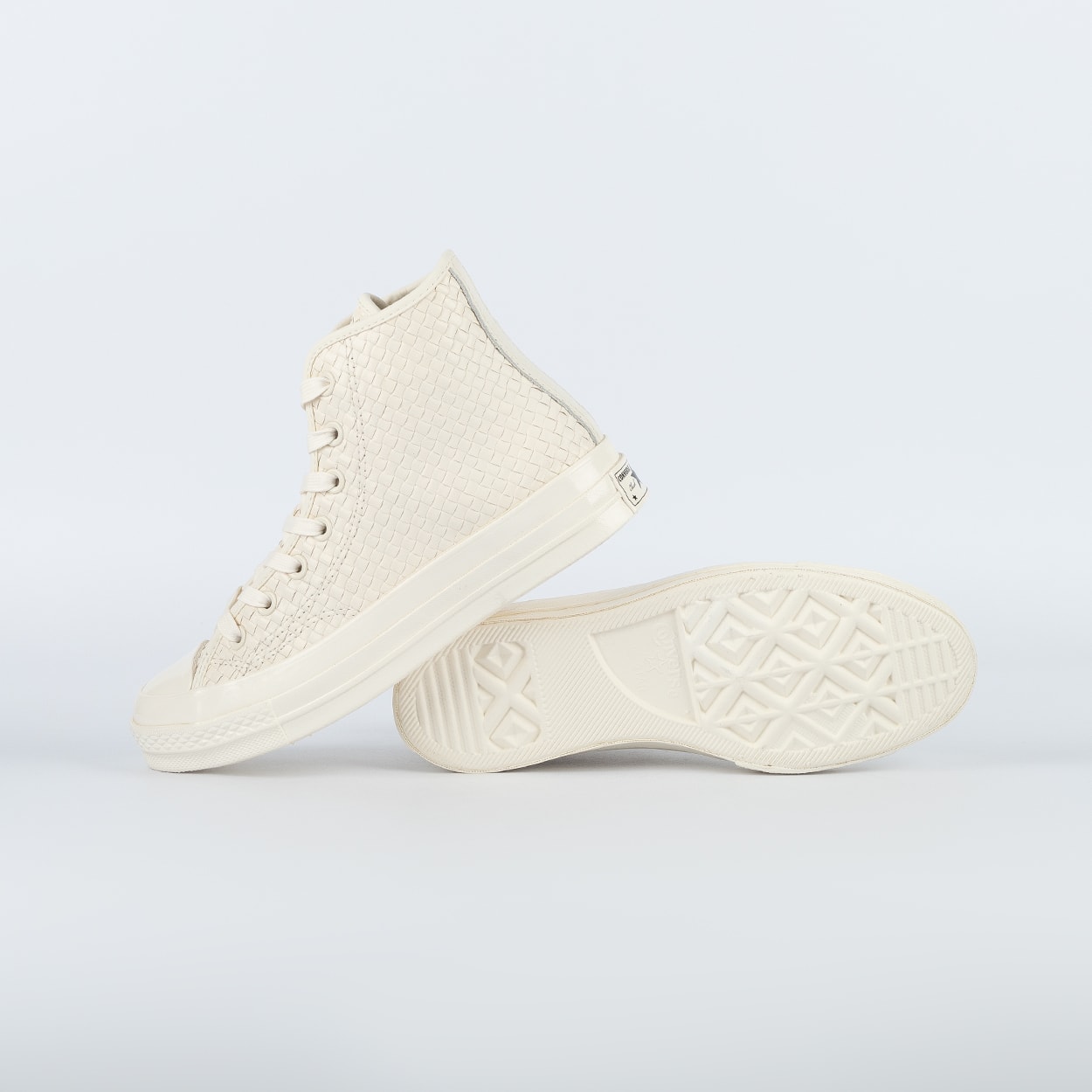 Tênis Converse Chuck 70 Hi Woven Leather Egret Egret A16402C