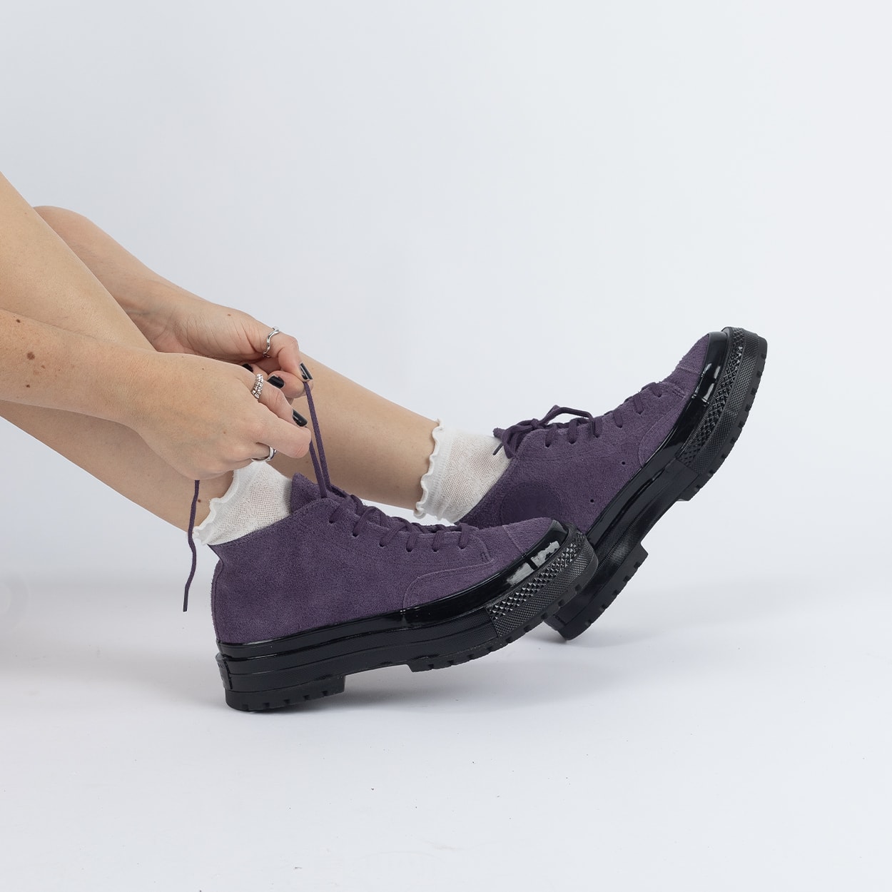 Tênis Converse Chuck 70 National Mid Suede+ Raisin A14670C