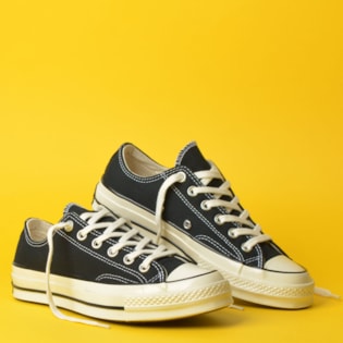 Tênis Converse Chuck 70 Ox Black Black 162058C