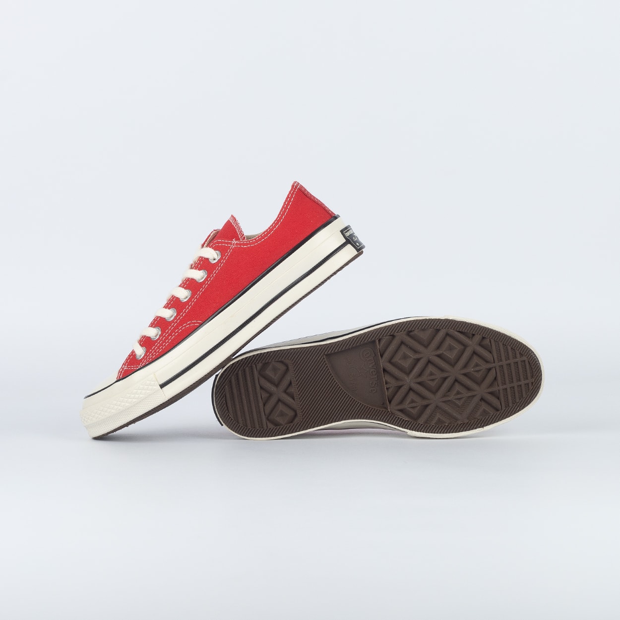 たーやん Tênis Converse Chuck 70 Ox Vintage Vermelho Branco CT09560007