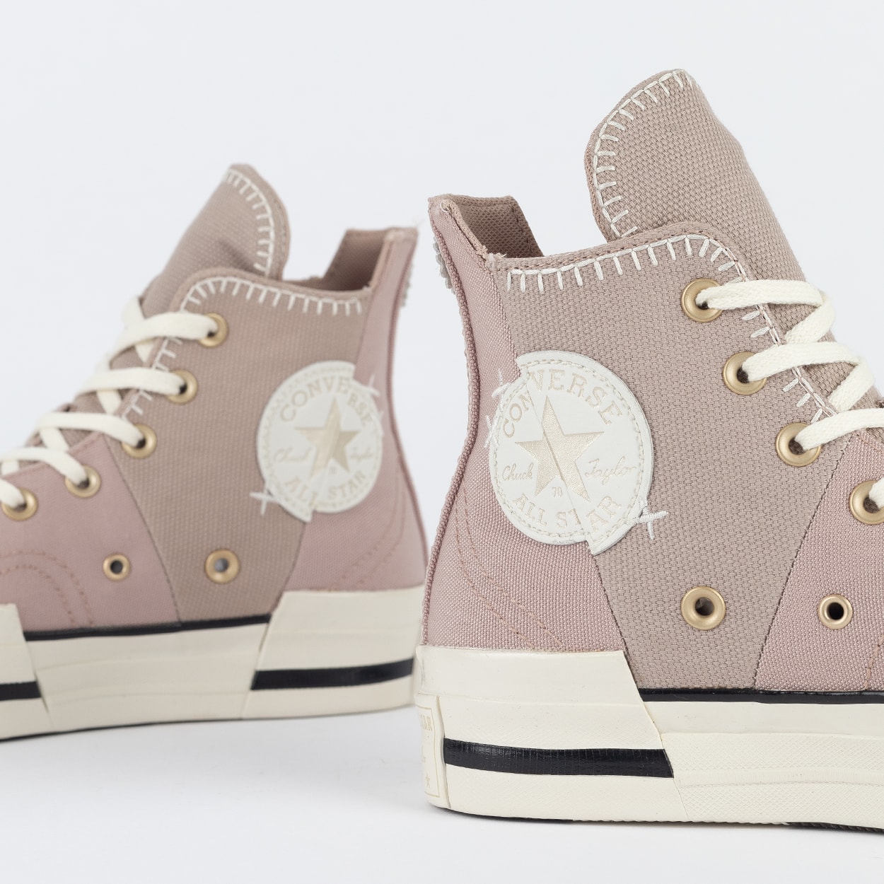 Tênis Converse Chuck 70 Plus Hi Festival Stitch Sich Rosa Nude