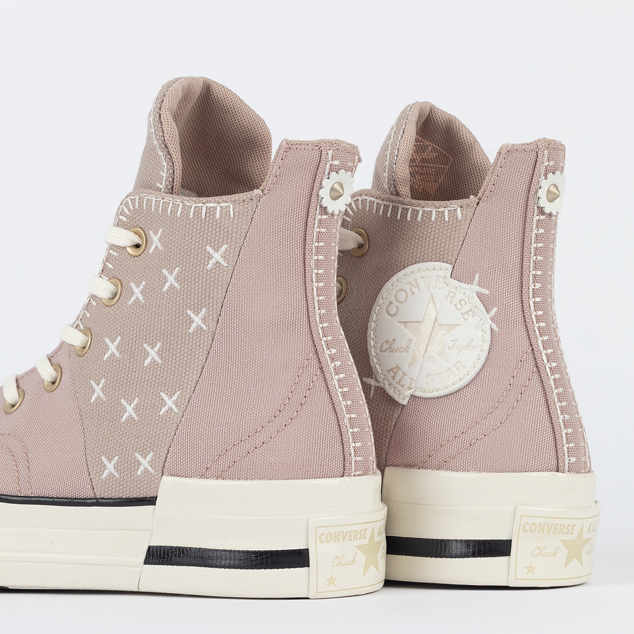Tênis Converse Chuck 70 Plus Hi Festival Stitch Sich Rosa Nude