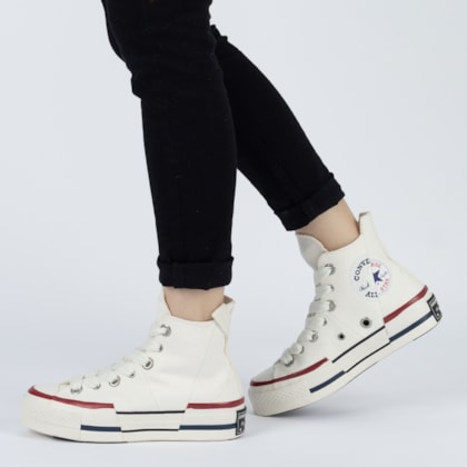 Tênis Converse Chuck 70 Plus Hi Sketch Amendoa Amendoa CT27980002