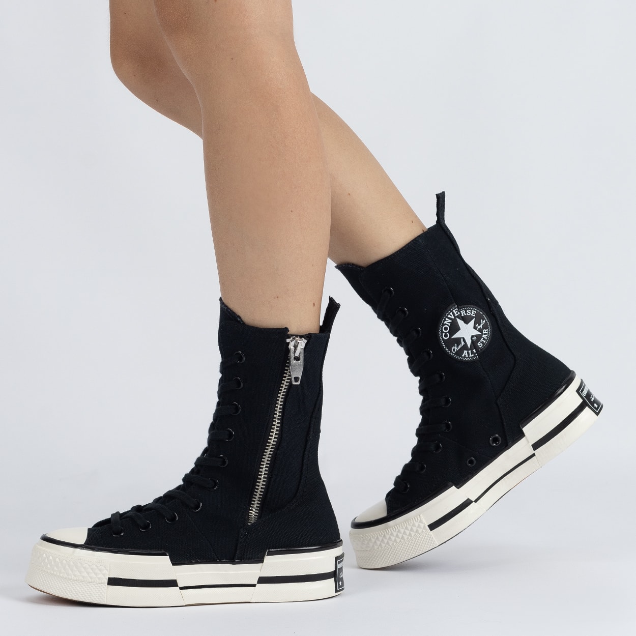 Tênis Converse Chuck 70 Plus X-Hi Black White A10361C