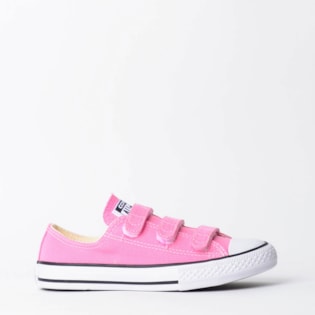 Tênis Converse Chuck Taylor All Star 3V Kids Rosa CK04170001 Tênis Converse Chuck Taylor All Star 3V Kids Rosa CK04170001