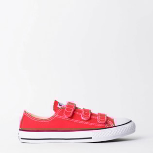 Tênis Converse Chuck Taylor All Star 3V Kids Vermelho CK04170002 Tênis Converse Chuck Taylor All Star 3V Kids Vermelho CK04170002