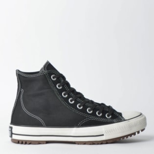 Tênis Converse Chuck Taylor All Star Boot Hi Preto Preto Amendoa CT11760001 Tênis Converse Chuck Taylor All Star Boot Hi Preto Preto Amendoa CT11760001