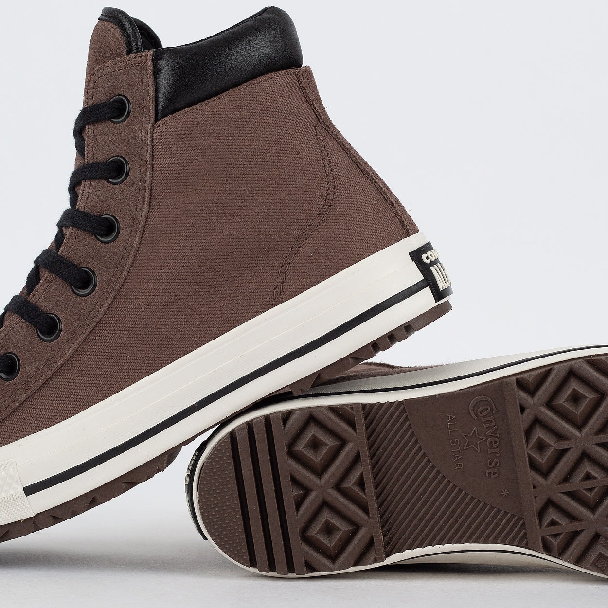 Tênis Converse Chuck Taylor All Star Boot PC Hi Soothing Craft Castanha  Brasil Preto CT18780003 na Loja Virus 41