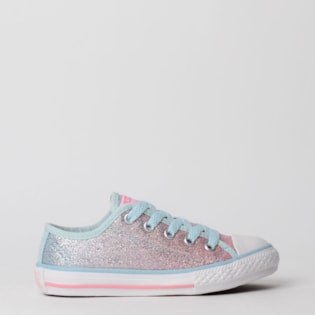 Tênis Converse Chuck Taylor All Star Border Kids Ox Azul Bebe CK07480002 Tênis Converse Chuck Taylor All Star Border Kids Ox Azul Bebe CK07480002