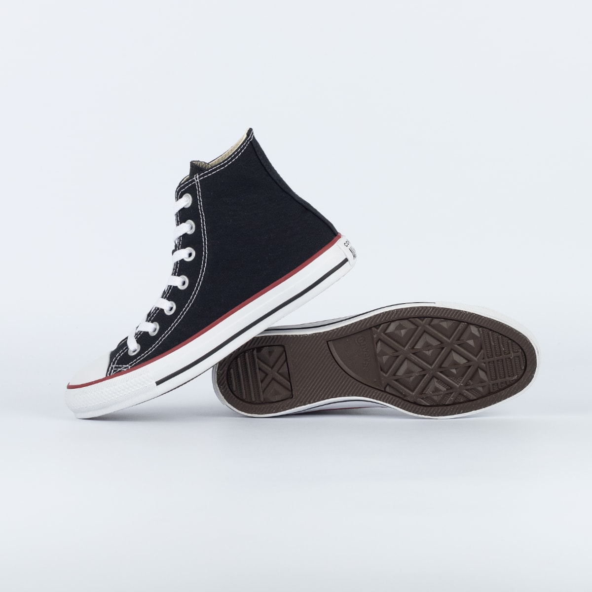 Tênis Converse Chuck Taylor All Star Core Hi Preto Vermelho CT00040007