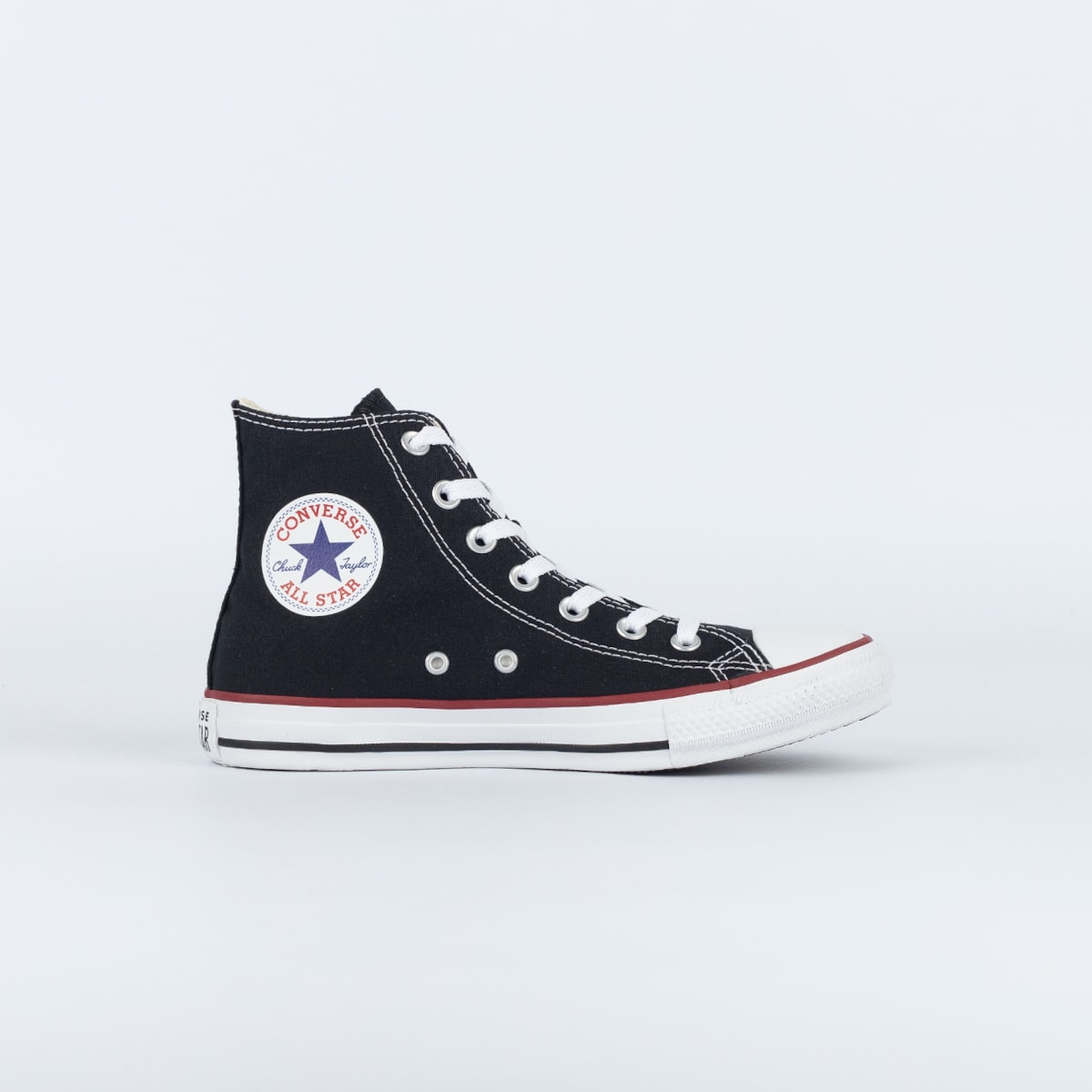 Tênis Converse Chuck Taylor All Star Core Hi Preto Vermelho CT00040007