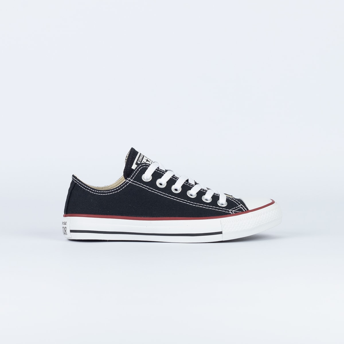 Tênis Converse Chuck Taylor All Star Core Ox Preto Vermelho CT00010007
