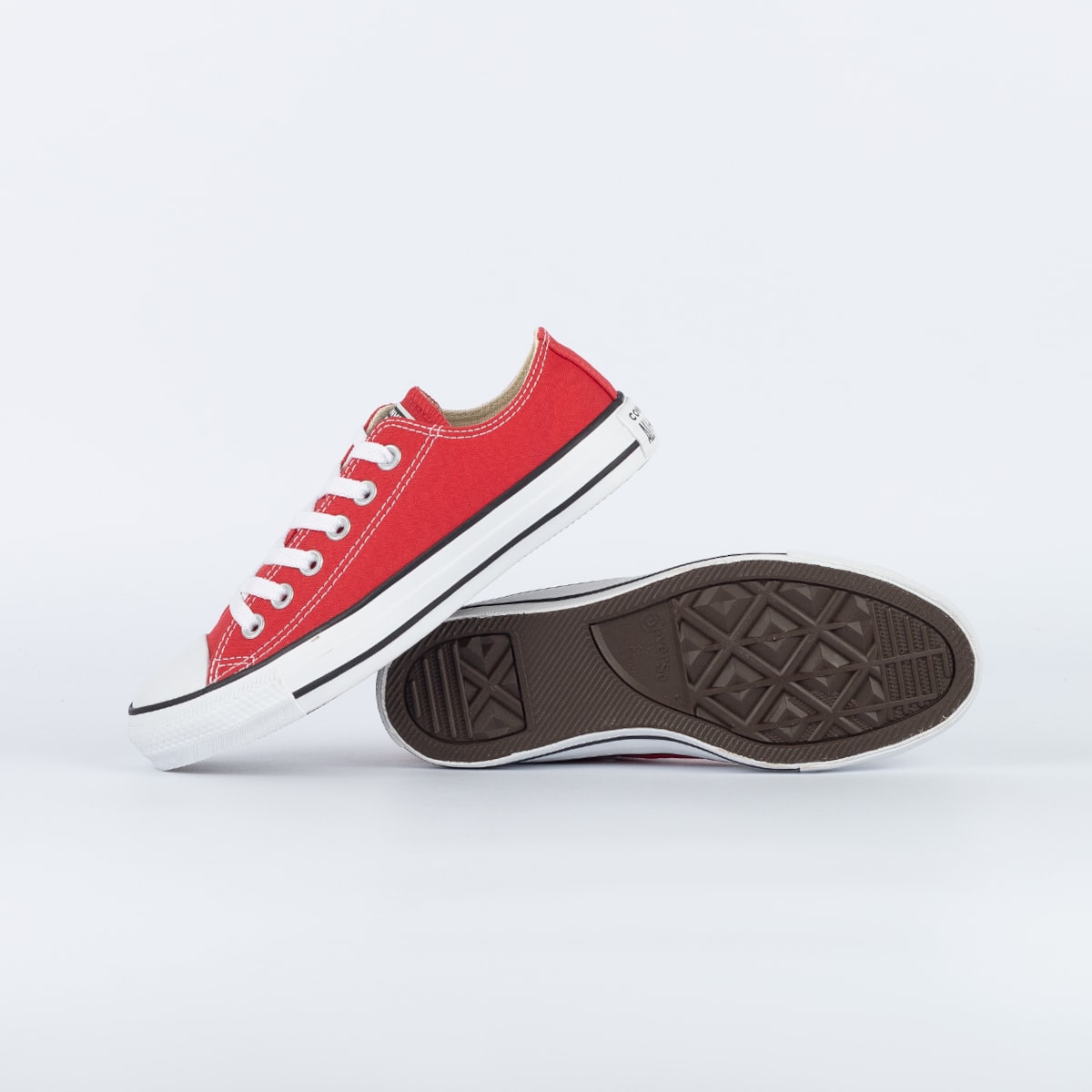 Converse Tenis Rojos Baratos Tênis All Star Sem Cadarço Tênis