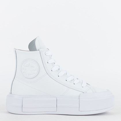 Tênis Converse Chuck Taylor All Star Cruise Hi Fondational Leather White White Pale Putty A06144C