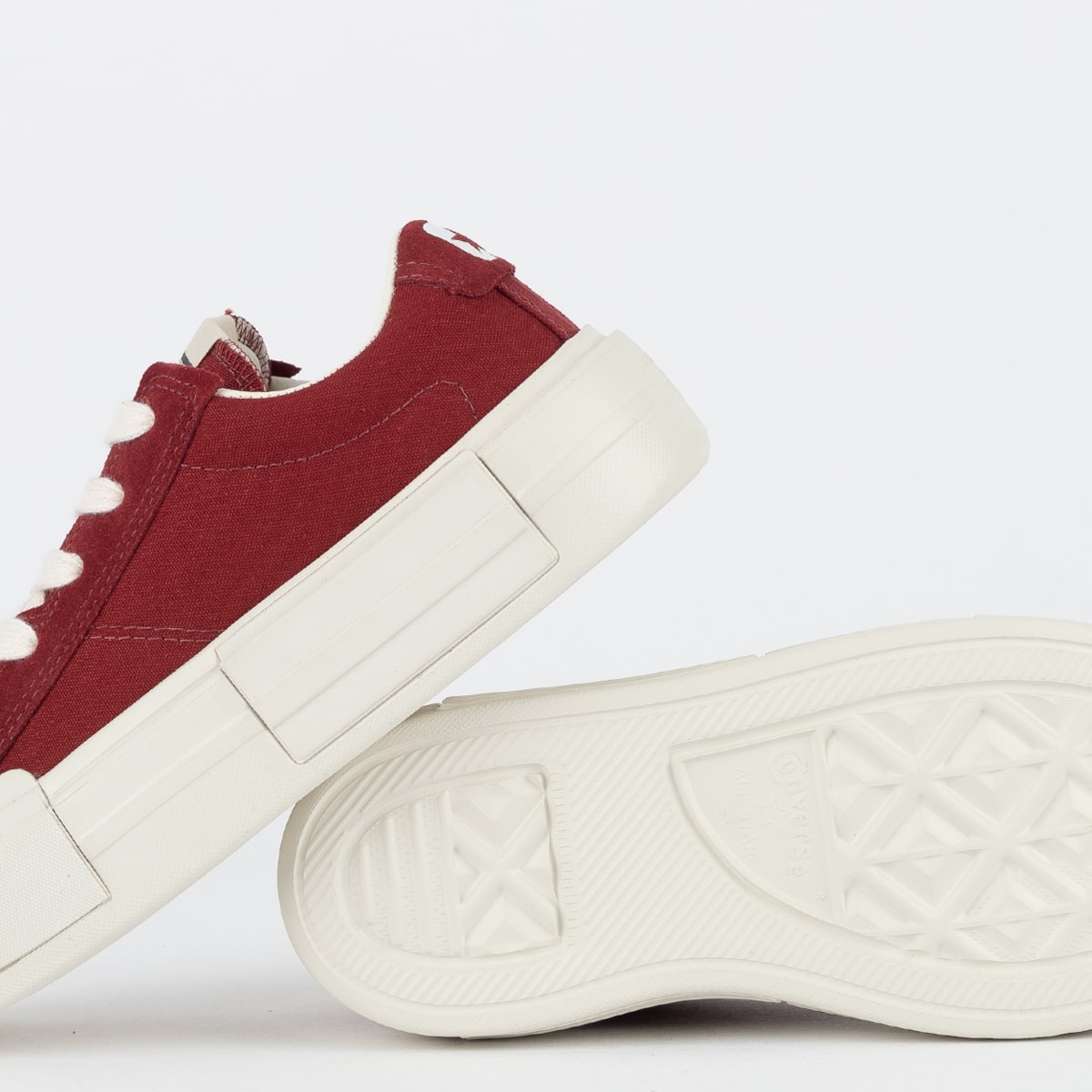 Star Platform All Star Vermelho Vinho Tênis Converse Chuck Taylor