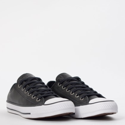 Tênis Converse Chuck Taylor All Star European Ox Preto Branco CT04480002