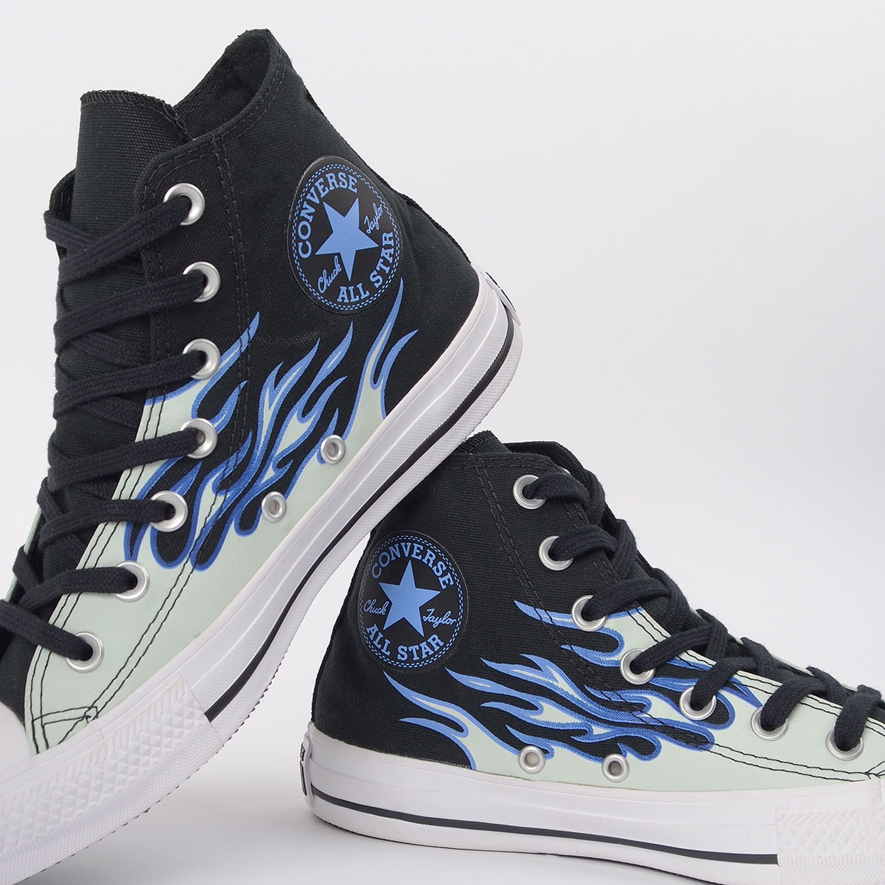 chuck taylor all star flame high top