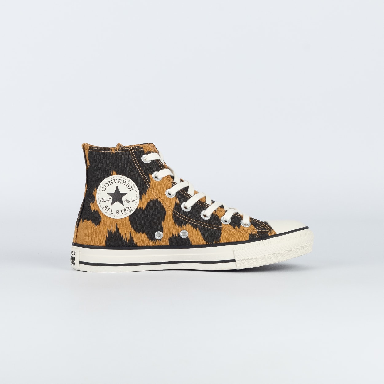 Tênis Converse Chuck Taylor All Star Hi Animal Preto Laranja Velho