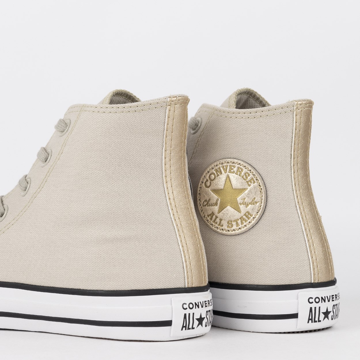 Tenis converse hot sale dourado