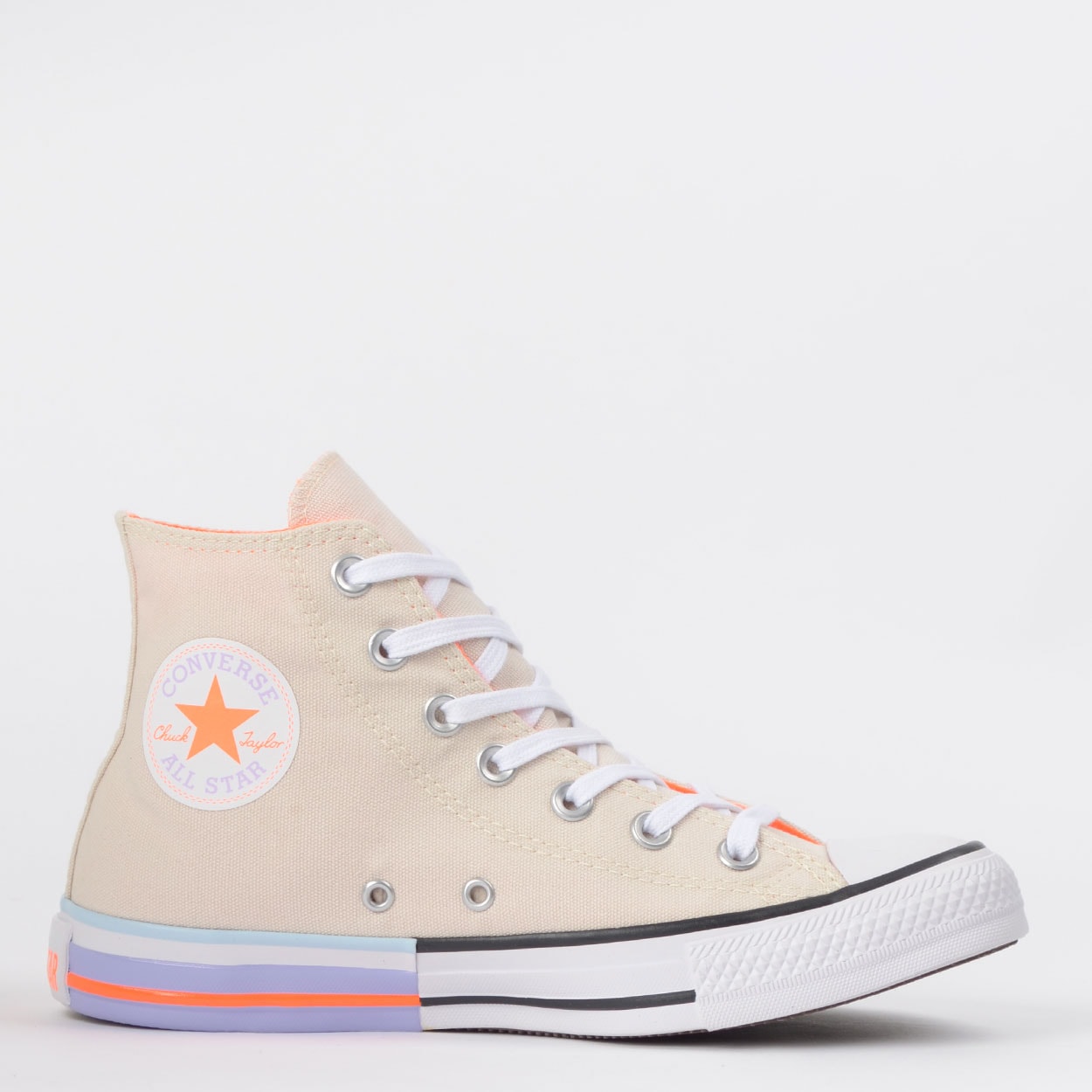 tenis all star couro bege