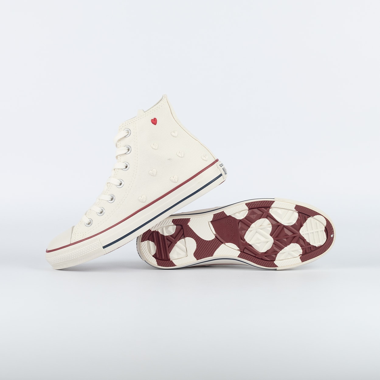 Tênis Converse Chuck Taylor All Star Hi Chucks In Love Amendoa