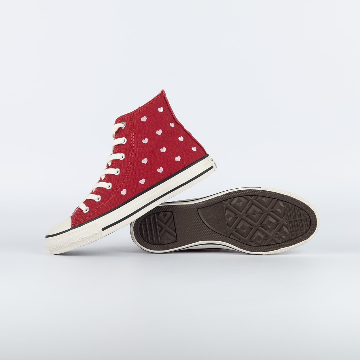 Tênis Converse Chuck Taylor All Star Hi Chucks In Love Vermelho