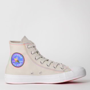 Tênis Converse Chuck Taylor All Star Hi Cinza Palido CT12550002 Tênis Converse Chuck Taylor All Star Hi Cinza Palido CT12550002