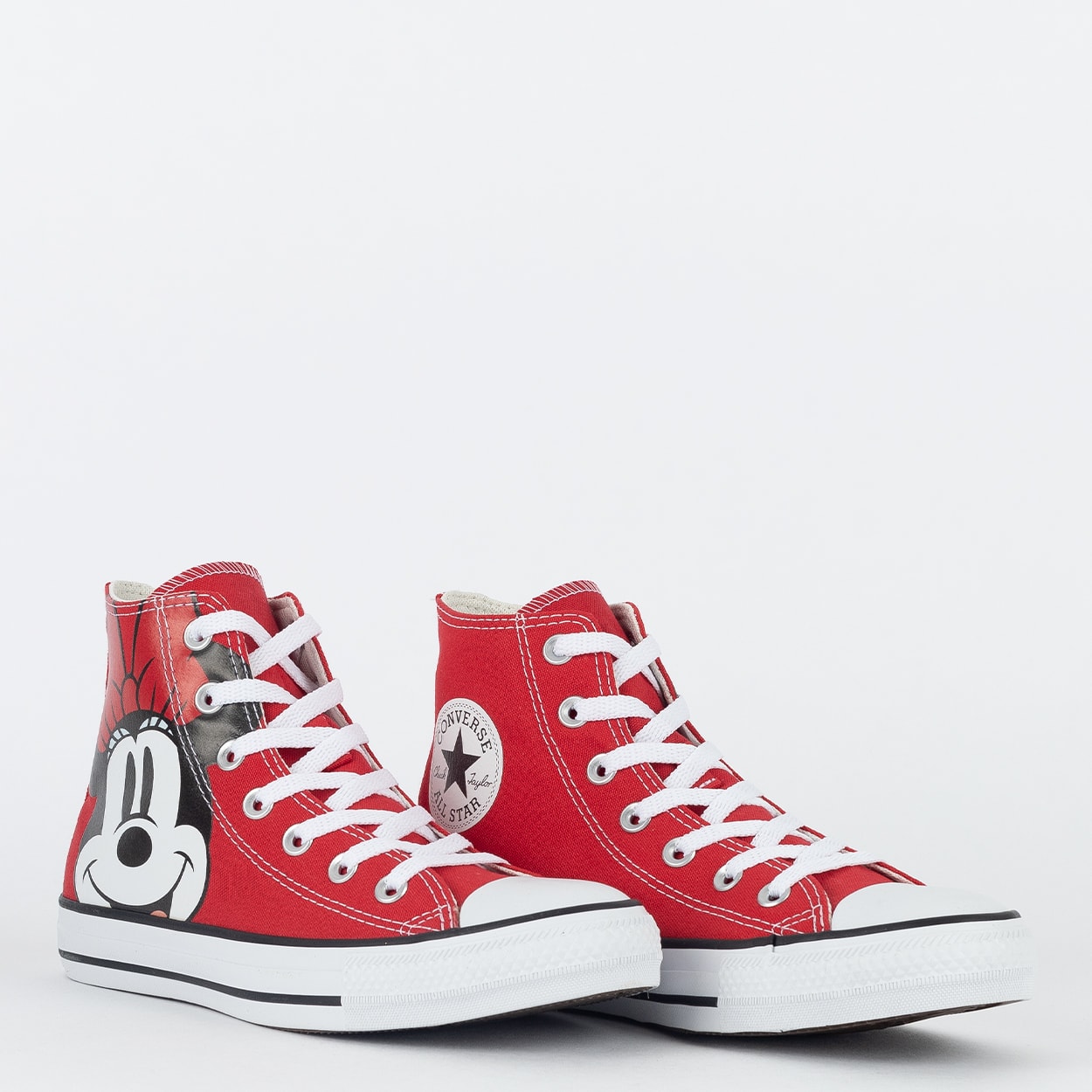 【おみっきー】2台 Tênis Converse Chuck Taylor All Star Hi Disney Mickey & Minnie