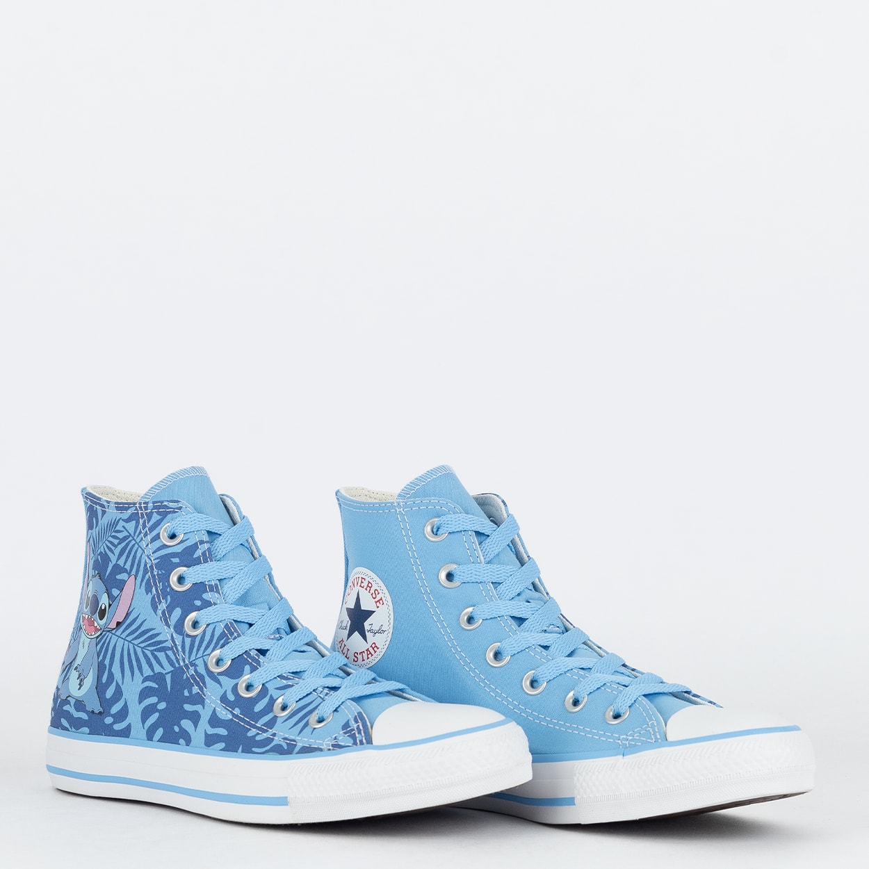 Tênis Converse Chuck Taylor All Star Hi Disney Stitch Azul