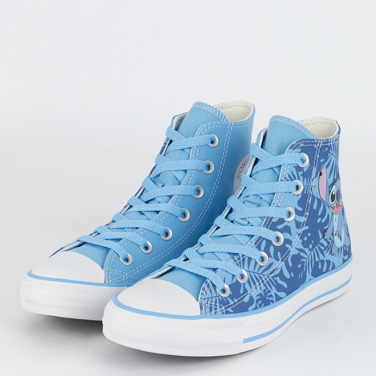 ♔︎ あー ♔︎ Tênis Converse Chuck Taylor All Star Hi Disney Stitch Azul