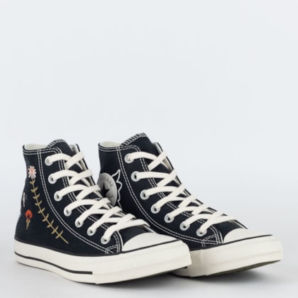 Tênis Converse Chuck Taylor All Star Hi Fairy Goddess Preto Amendoa CT25560001