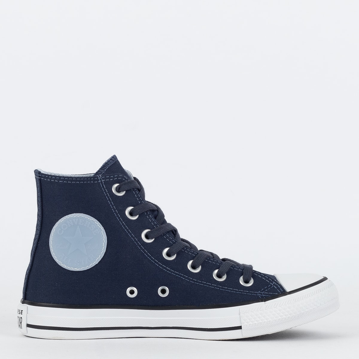 Converse Blue And Black High Top Tênis Converse Chuck Taylor All