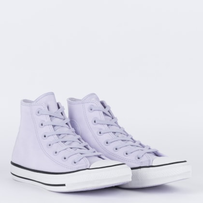 Tênis Converse Chuck Taylor All Star Hi Glam Lavanda Branco CT24270003