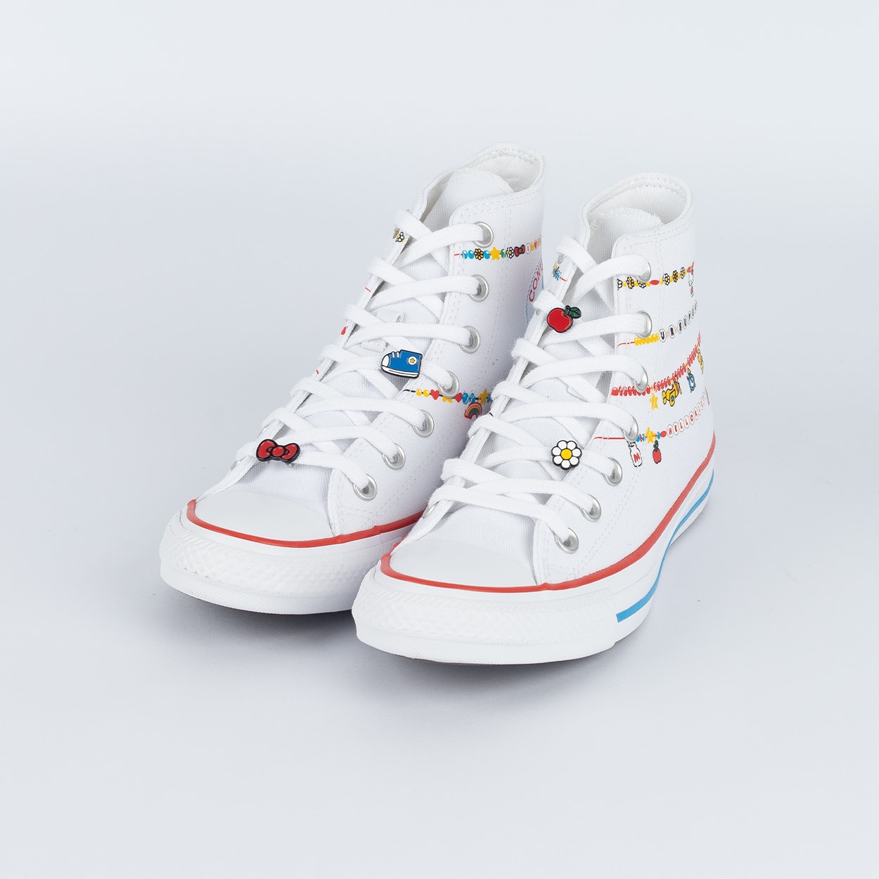 Tênis Converse Chuck Taylor All Star Hi Hello Kitty White Red