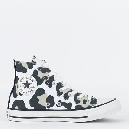 Tênis Converse Chuck Taylor All Star Hi Leopard Love Branco Branco CT25950001