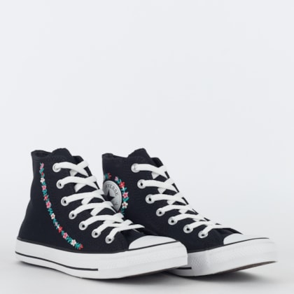 Tênis Converse Chuck Taylor All Star Hi Magic Cycle Preto Branco CT25610002