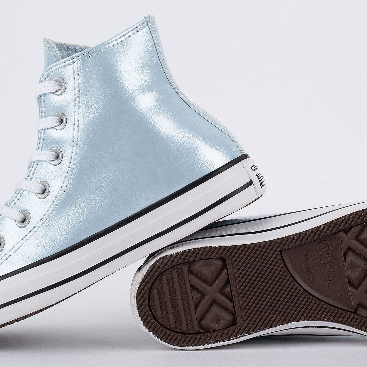 all star com glitter azul