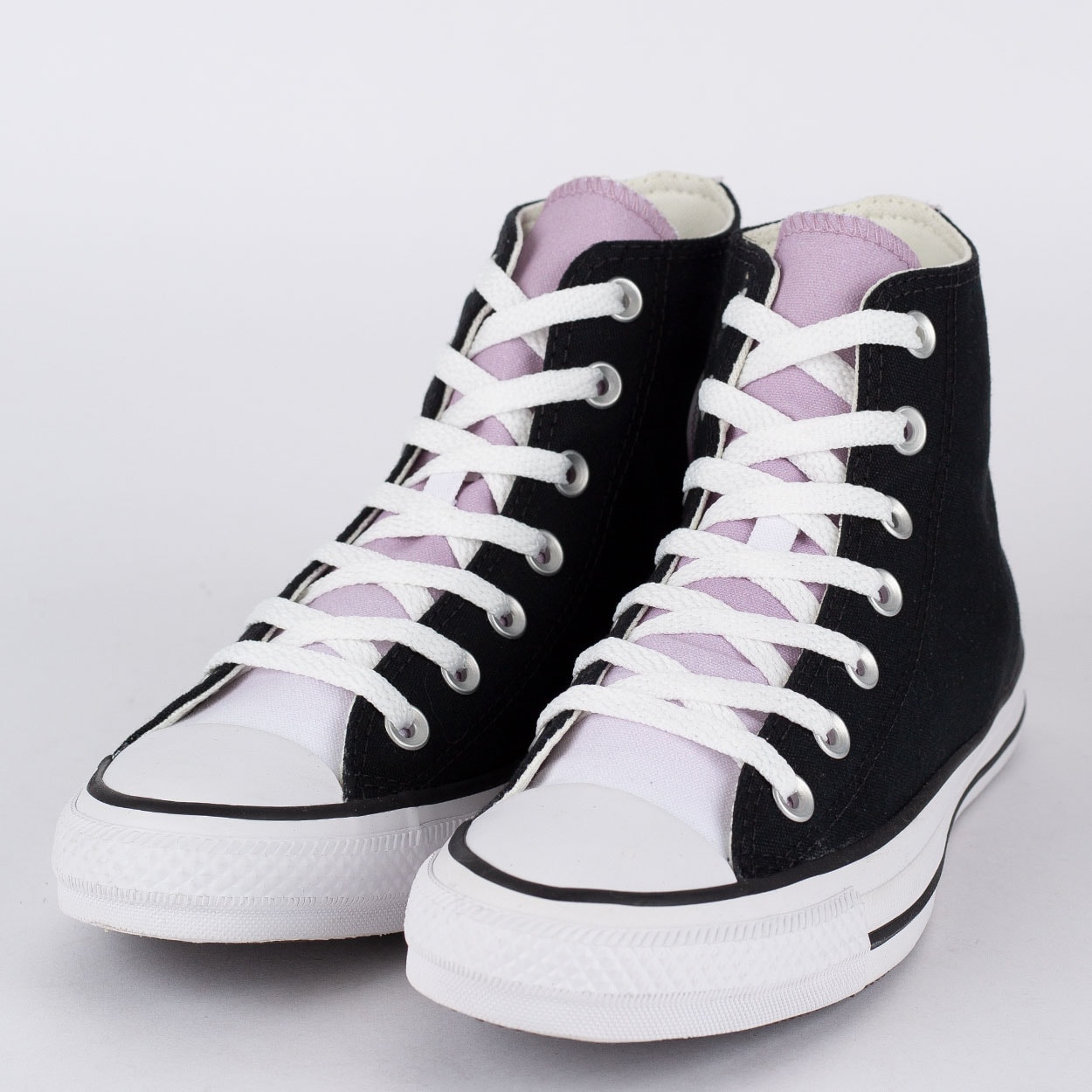 tênis converse chuck taylor all star hi cinza palido