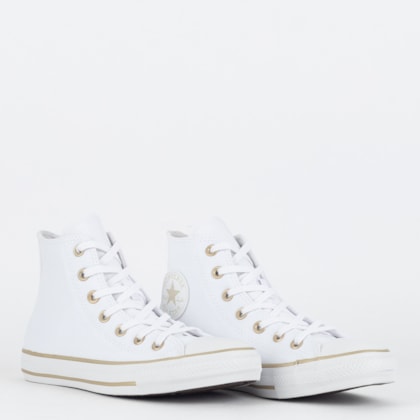 Tênis Converse Chuck Taylor All Star Hi Modern Tailored Branco Branco CT28330001