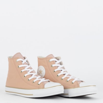 Tênis Converse Chuck Taylor All Star Hi Modern Tailored Nude Rosa CT28330002