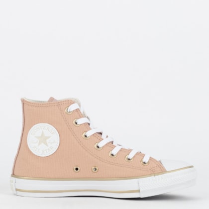 Tênis Converse Chuck Taylor All Star Hi Modern Tailored Nude Rosa CT28330002