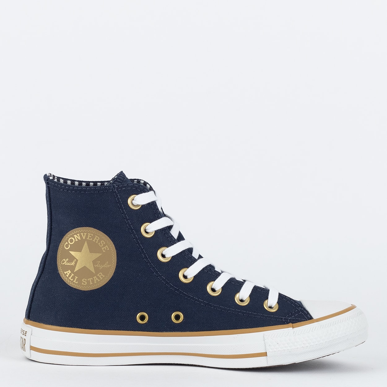 Tênis Converse Chuck Taylor All Star Hi Play On Fashion Marinho