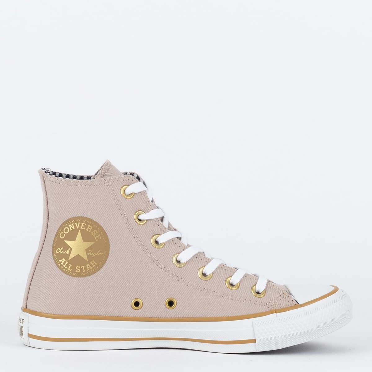 Tênis Converse Chuck Taylor All Star Hi Play On Fashion Rosa Nude  CT26610002 | Converse All Star