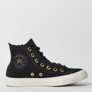 Tênis Converse Chuck Taylor All Star Hi Preto Amendoa CT11800003 Tênis Converse Chuck Taylor All Star Hi Preto Amendoa CT11800003