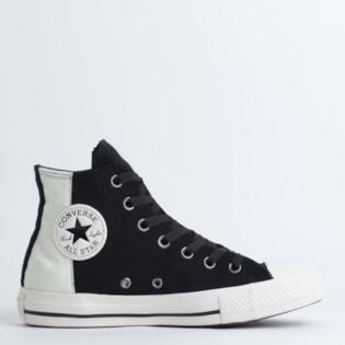 Tênis Converse Chuck Taylor All Star Hi Preto Amendoa CT13340002 Tênis Converse Chuck Taylor All Star Hi Preto Amendoa CT13340002