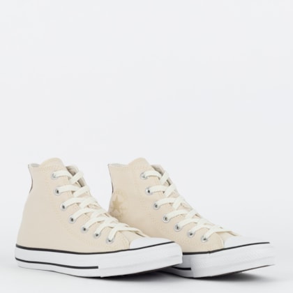 Tênis Converse Chuck Taylor All Star Hi Pretty Patina Nude Bege Claro CT28220002