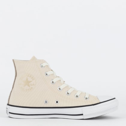 Tênis Converse Chuck Taylor All Star Hi Pretty Patina Nude Bege Claro CT28220002